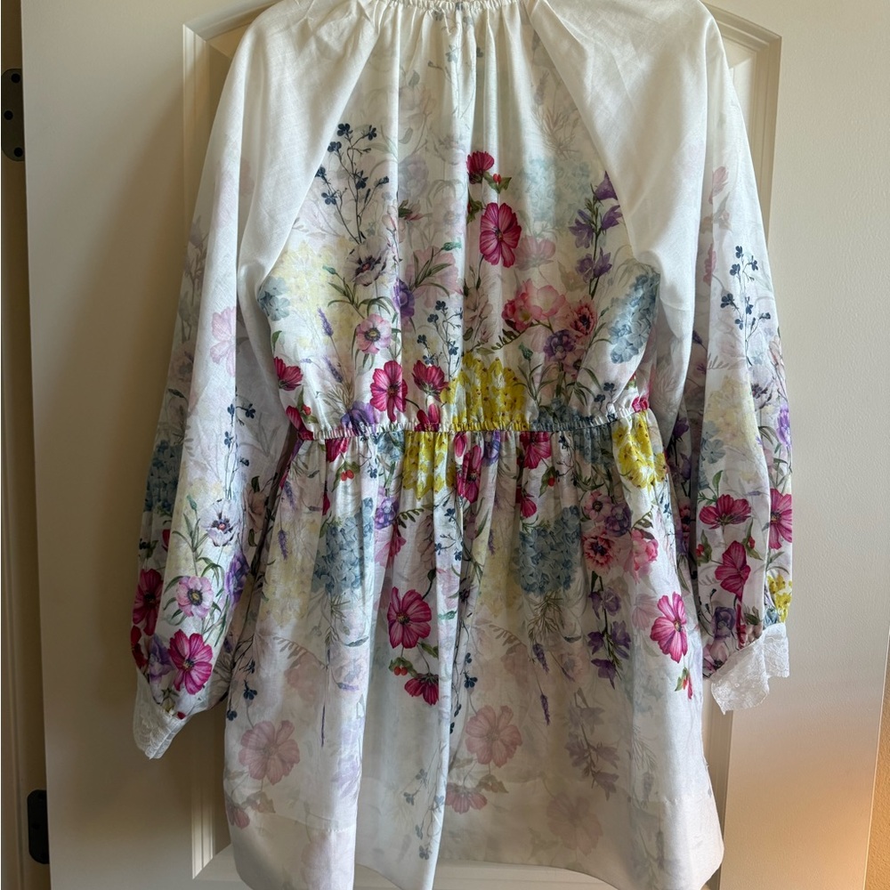 Anthropologie Let Me Be Floral Dress - M - Picture 5 of 5